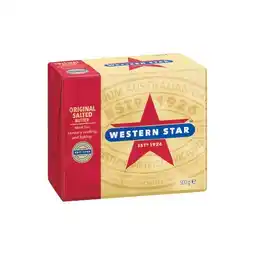 Woolworths Western Star Butter Block 500g offer
