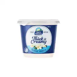 Woolworths Dairy Farmers Thick & Creamy Yoghurt 550-600g β From the Fridge offer