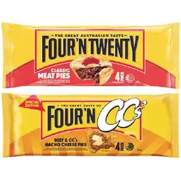 Woolworths Four’N Twenty Traditional Pies 700g Pk 4 offer
