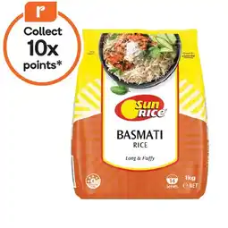 Woolworths SunRice Basmati Rice 1 kg offer