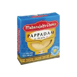 Woolworths Maharajah's Choice Pappadam 100g offer