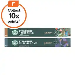 Woolworths Starbucks by Nespresso Coffee Capsules Pk 10 offer