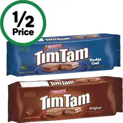 Woolworths Arnott’s Tim Tam Chocolate Biscuits 165-200g – Excludes Arnott’s Tim Tam Deluxe 175g offer