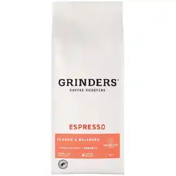 Woolworths Grinders Coffee Beans 1 kg offer