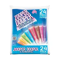 Woolworths Zooper Dooper Flavoured Ice Confection Mix 24 x 70ml offer