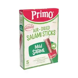 Woolworths Primo Salami Sticks 90g Pk 5 offer