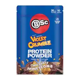 Woolworths BSc Violet Crumble Protein Powder 400g offer