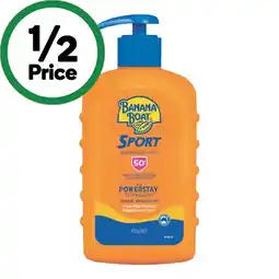 Woolworths Banana Boat SPF 50+ Sport Sunscreen Lotion 400g^ offer
