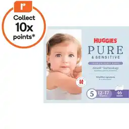 Woolworths Huggies Pure & Sensitive Nappy Pants Pk 40-54 offer