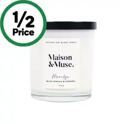 Woolworths Maison & Muse Candle 350g offer