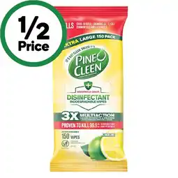 Woolworths Pine O Cleen Disinfectant Wipes Pk 150 offer