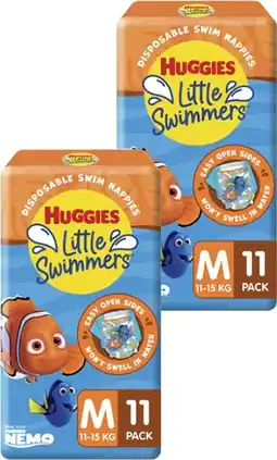 Coles Huggies Little Swimmers 10 Pack-12 Pack offer