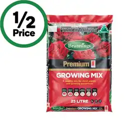 Woolworths Brunnings Premium Potting Mix 25 Litre offer