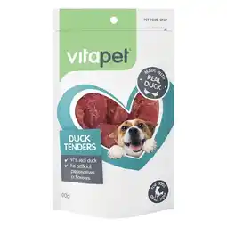 Woolworths Vitapet Tenders Dog Treats 80-100g offer