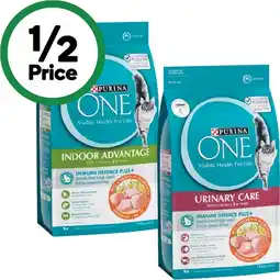 Woolworths Purina One Dry Cat Food 1.4-1.5 kg offer