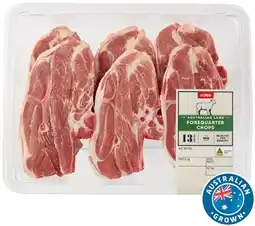 Coles Coles Australian Lamb Forequarter Chops offer