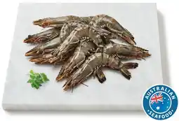 Coles Coles Australian Thawed Raw Extra Large Black Tiger Prawns offer