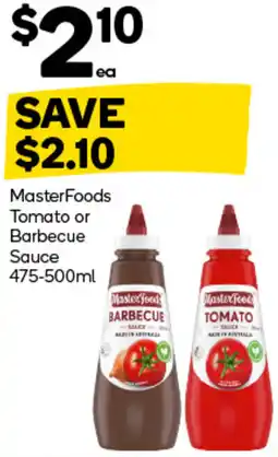 Woolworths Master food barbecue or barbecue sauce offer