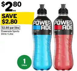 Woolworths powerade sports drink offer
