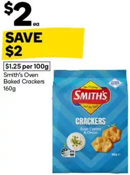 Woolworths Smith's oven baked crackers offer