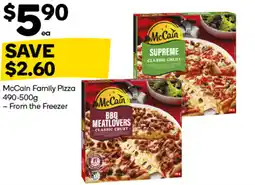 Woolworths Mccain family pizza offer