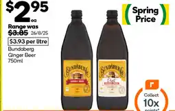 Woolworths Bundaberg bundaberg ginger beer offer