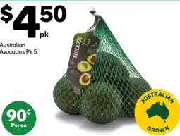 Woolworths Australian avocados offer