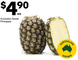 Woolworths Australian sweet pineapple offer