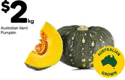 Woolworths Australian kent pumpkin offer