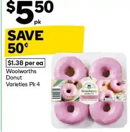 Woolworths Woolworths Donut Varieties offer