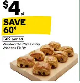 Woolworths Woolworths mini pastry varieties offer