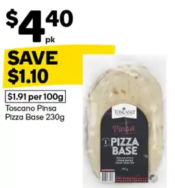 Woolworths Toscano pinsa pizza base offer
