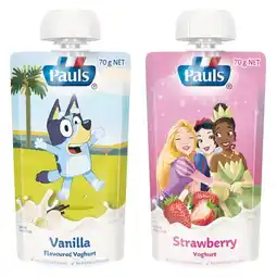 Woolworths Pauls Kids Yoghurt Pouch 70g – From the Fridge offer