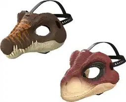 Toymate Jurassic world rebirth dinosaur mask assorted offer