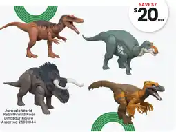 Toymate Jurassic world rebirth wild roar dinosaur figure assorted offer