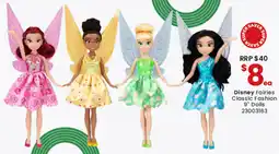 Toymate Disney Fairies Classic Fashion 9 Dolls offer