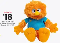 Toymate Ms Rachel Herbie Cuddle & Comfort Friend offer