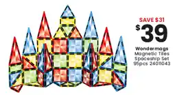 Toymate Wondermags Magnetic Tiles Spaceship Set offer