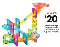 Toymate Wondermags Magnetic Tiles Dino Marble Run offer