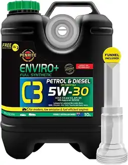 Autopro Penrite Enviro+ C3 5W-30 10L offer