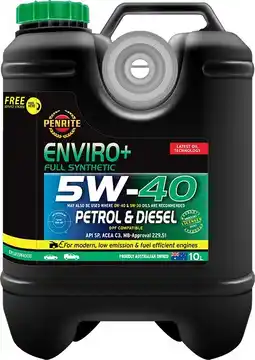 Autopro Penrite Enviro+ 5W-40 10L offer