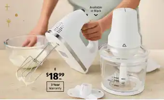 ALDI Hand Mixer or Food Chopper offer