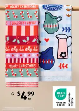 ALDI Deluxe Cotton Tea Towel offer