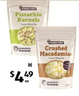 ALDI Forresters Premium Baking Nuts offer