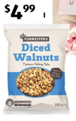 ALDI Forresters Diced Walnuts offer