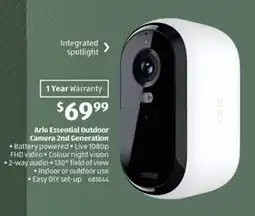 ALDI Arlo Essential Outdoor Camera 2nd Generation offer