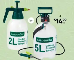 ALDI 2L and 5L Pressure Spray Pack or Double Nozzle Pump Sprayer offer