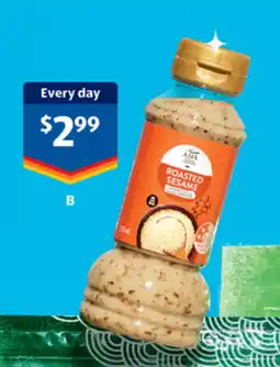 ALDI Asia Green Garden Roasted Sesame Dressing offer