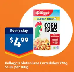 ALDI Kellogg's Gluten Free Corn Flakes offer