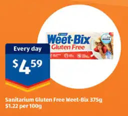 ALDI Sanitarium Gluten Free Weet-Bix offer